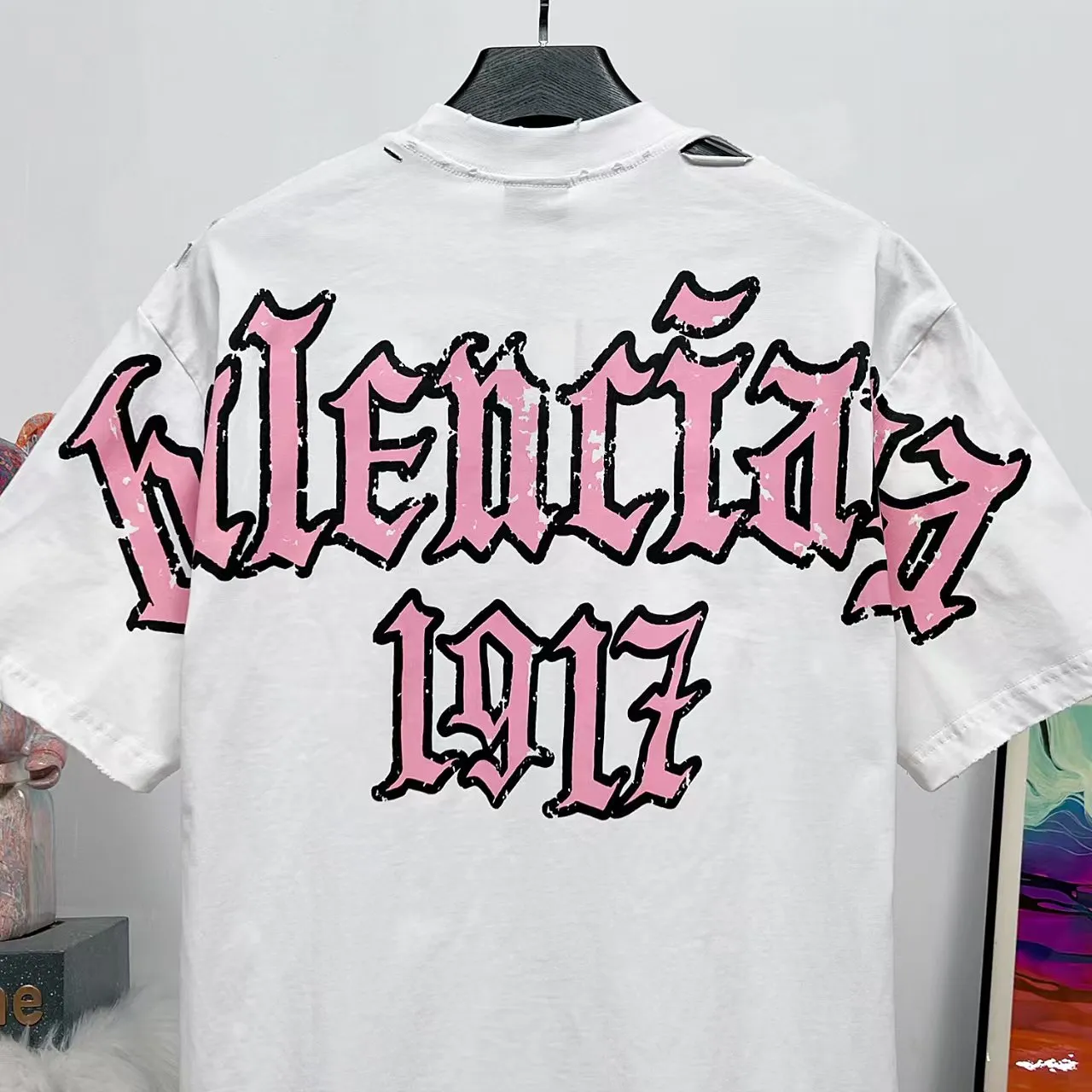 # 25SS 1917 # BALENCI*GA # 260g * 1 1 + os Same Style！！ ：3265# Sizes：xs-L ： 1 （White）